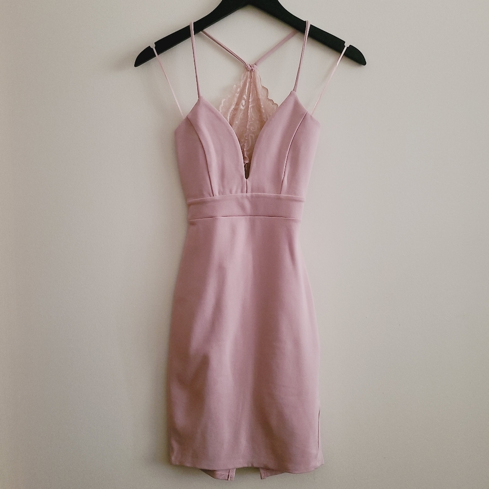 Baby pink dress